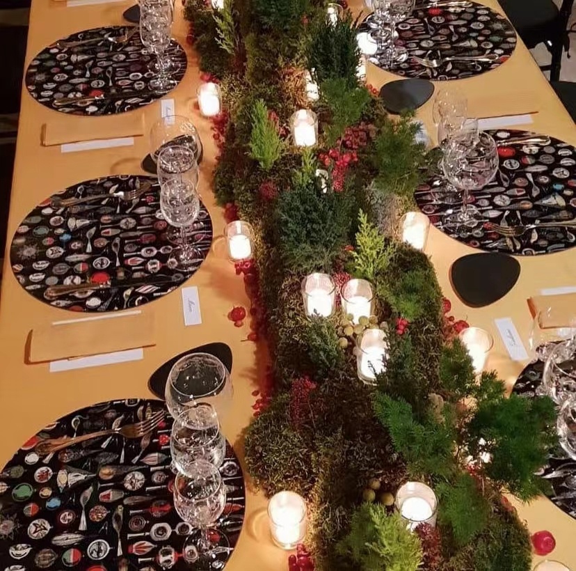 商品La Corallina|【意大利直邮】La Corallina 珂若琳娜圣诞节系列Natale Four Season五星级酒店餐垫杯垫,价格¥132,第5张图片详细描述
