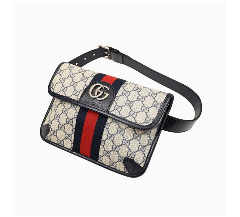 商品[国内直发] Gucci|GUCCI 拼色女士腰包 674081-96IWN-4076,价格¥9008,第7张图片详细描述