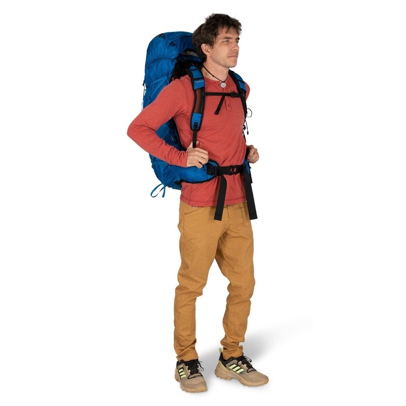 商品Osprey|Osprey小鹰 Exos 58男士炭灰色尼龙超轻背包,价格¥1965,第7张图片详细描述