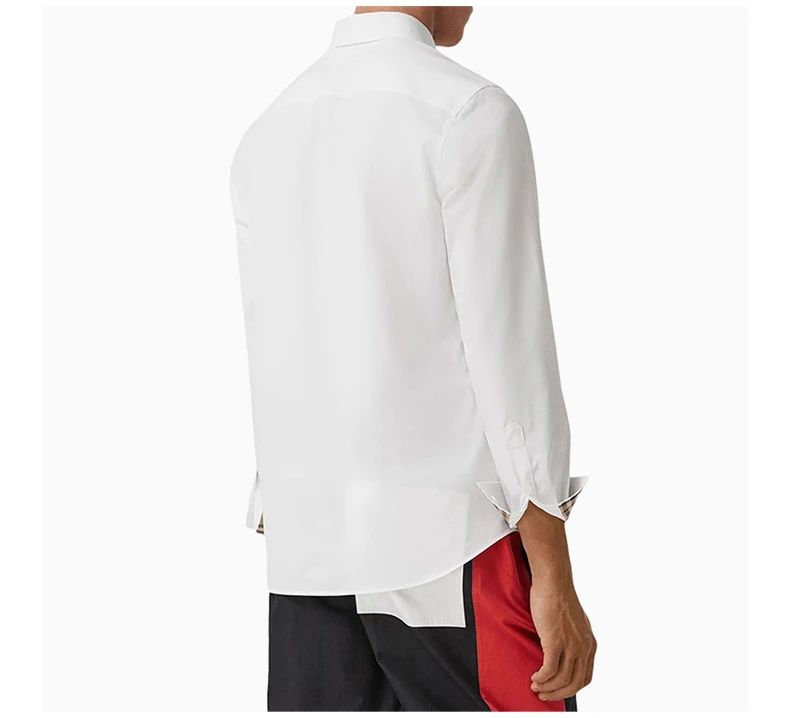 商品Burberry|BURBERRY 白色男士衬衫 8032308,价格¥2355,第6张图片详细描述