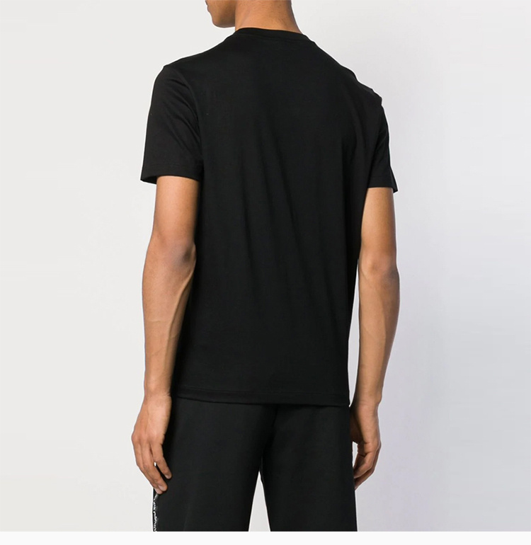 商品[国内直发] Emporio Armani|EMPORIO ARMANI 安普里奥·阿玛尼 男士黑色棉质T恤 8N1D61-1JNQZ-0999,价格¥406,第7张图片详细描述