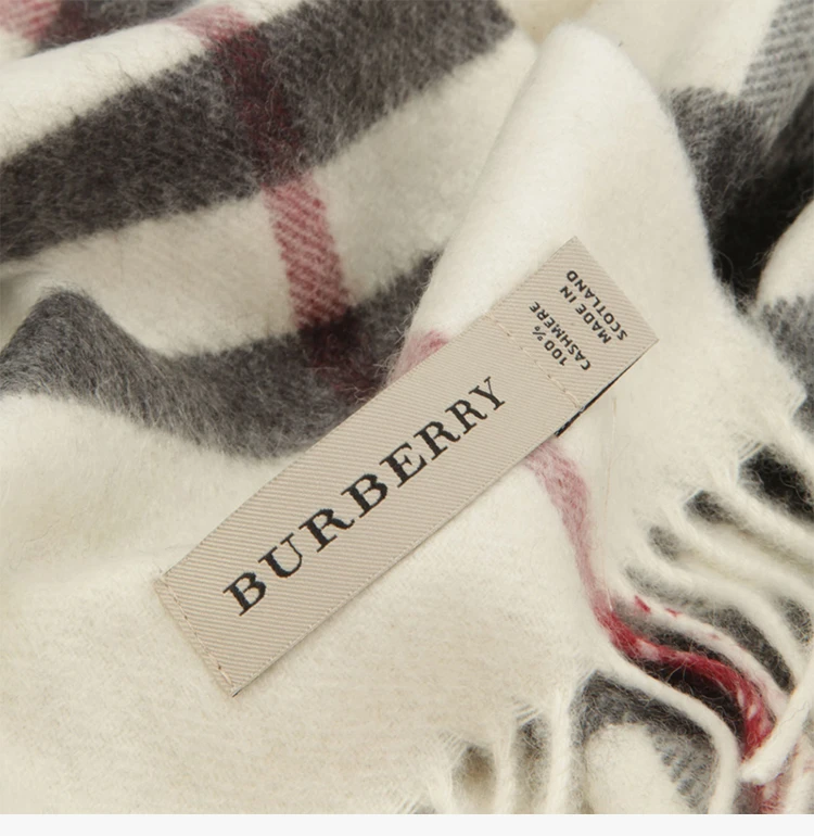 商品[国内直发] Burberry|BURBERRY 格纹中性围巾 3201309,价格¥3188,第6张图片详细描述