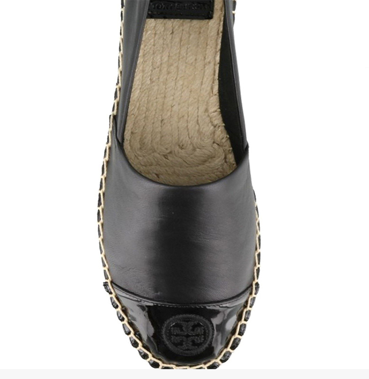 商品Tory Burch|TORY BURCH 黑色女士渔夫鞋 61194-004,价格¥1329,第8张图片详细描述