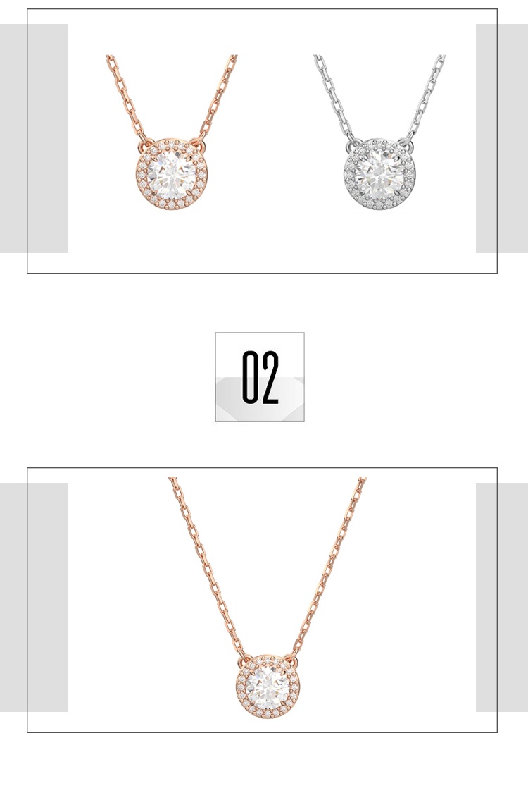 商品Swarovski|SWAROVSKI 施华洛世奇 CONSTELLA 项链 女 礼物 锁骨链 ,价格¥718,第3张图片详细描述