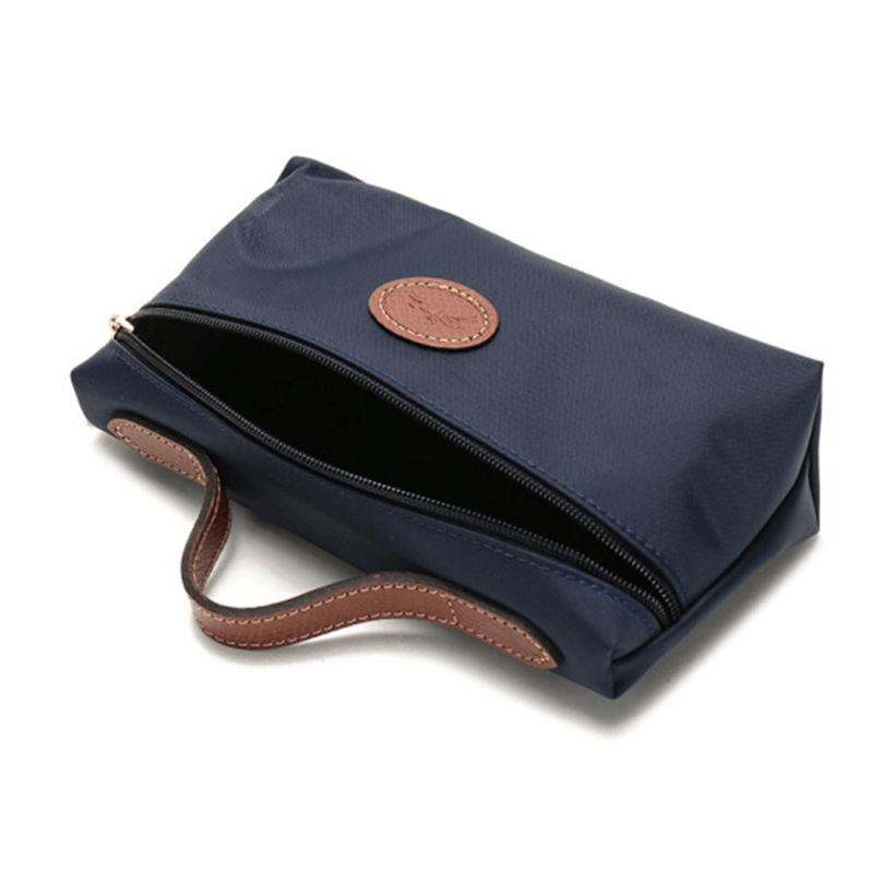 商品Longchamp|LONGCHAMP 珑骧女士LE PLIAGE系列织物女包化妆包洗漱包 海军蓝色 L3700089556,价格¥438,第7张图片详细描述