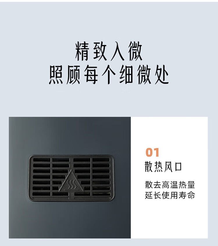 商品[国内直发] Bear|小熊空气炸锅全自动烤箱一体机炸蒸烤一体家用家庭专用多功能电炸锅 4.5L 空气炸锅QZG-E12Z6,价格¥527,第6张图片详细描述
