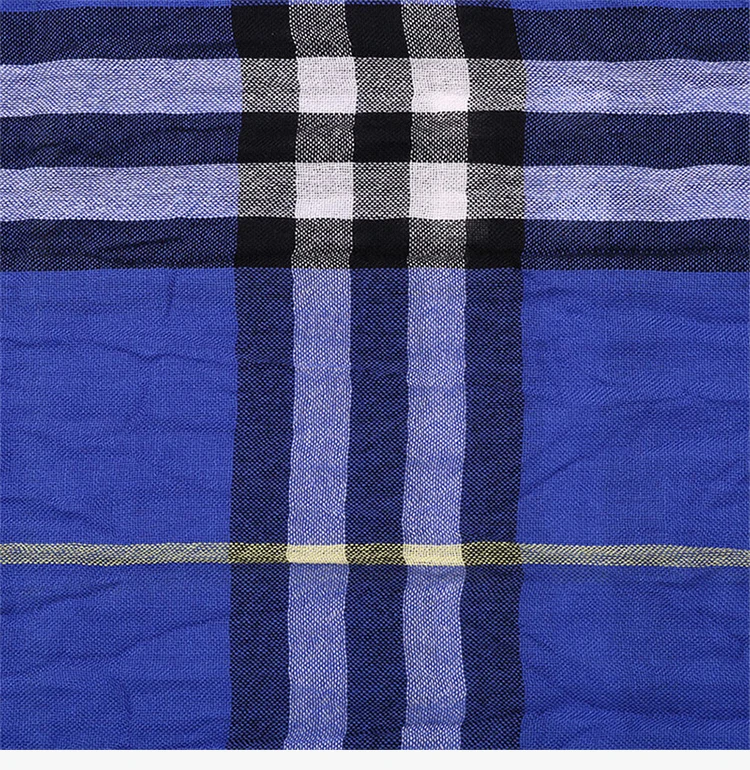 商品Burberry|Burberry 博柏利 男士羊毛混纺格纹围巾 3954158,价格¥1599,第4张图片详细描述