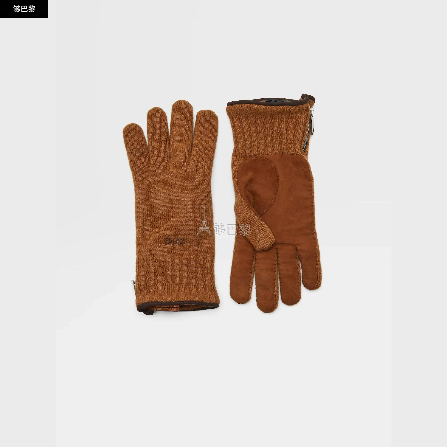 商品Zegna|【预售】 杰尼亚 24秋冬 男士 手套 Foliage Oasi Cashmere Gloves Z6G02GA6-G62-VJC,价格¥8635,第2张图片详细描述