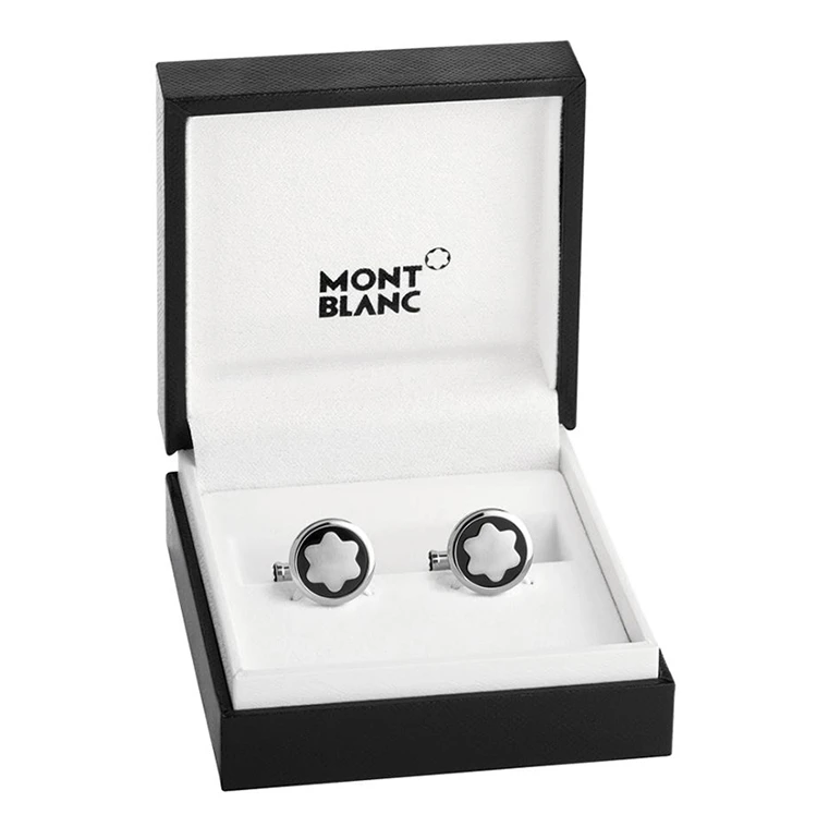 商品[国内直发] MontBlanc|MONT BLANC  男士黑银色袖口 116661,价格¥1112,第5张图片详细描述