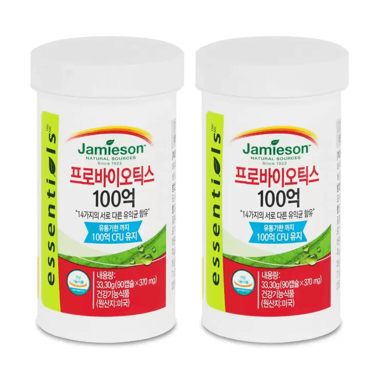 商品Jamieson|【15天预售|包邮包税】Jamieson 健美生 100亿株 益生菌 370 毫克 x 90 x 2 606549,价格¥406,第1张图片详细描述