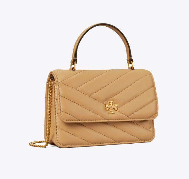 商品Tory Burch|TB汤丽柏琦KIRA CHEVRON 迷你链条手提单肩斜挎包（香港仓发货）,价格¥2382,第11张图片详细描述