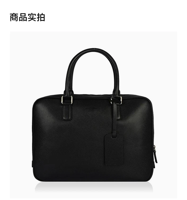 商品[国内直发] Giorgio Armani|GIORGIO ARMANI 黑色男士公文包 Y2P066-YB52J-80001,价格¥6523,第4张图片详细描述