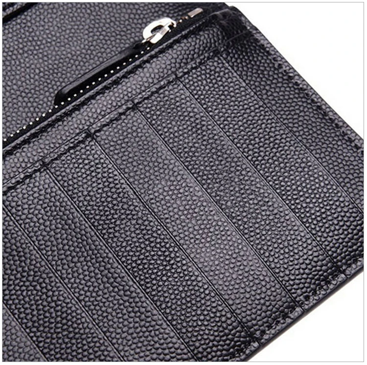 商品[国内直发] Yves Saint Laurent|YSL 圣罗兰 男士牛皮长款对折钱包 396308-BTY0N-1000,价格¥4469,第8张图片详细描述