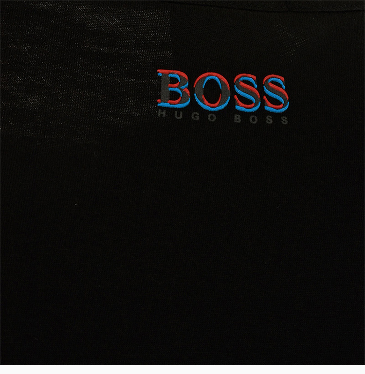 商品Hugo Boss|Hugo Boss 雨果博斯 男士黑色纯棉短袖T恤 TEE3-1816415001,价格¥654,第29张图片详细描述