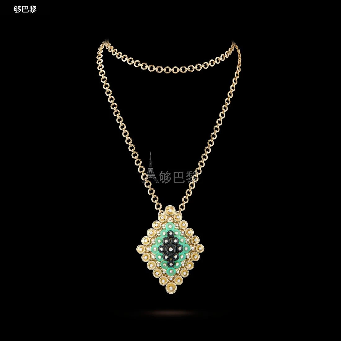 商品Van Cleef & Arpels|包邮包税【预售7天发货】 VCA梵克雅宝 23秋冬 女士 吊坠 Bouton d'or吊坠项链及可拆式胸针 VCARO9MU00,价格¥398477,第6张图片详细描述