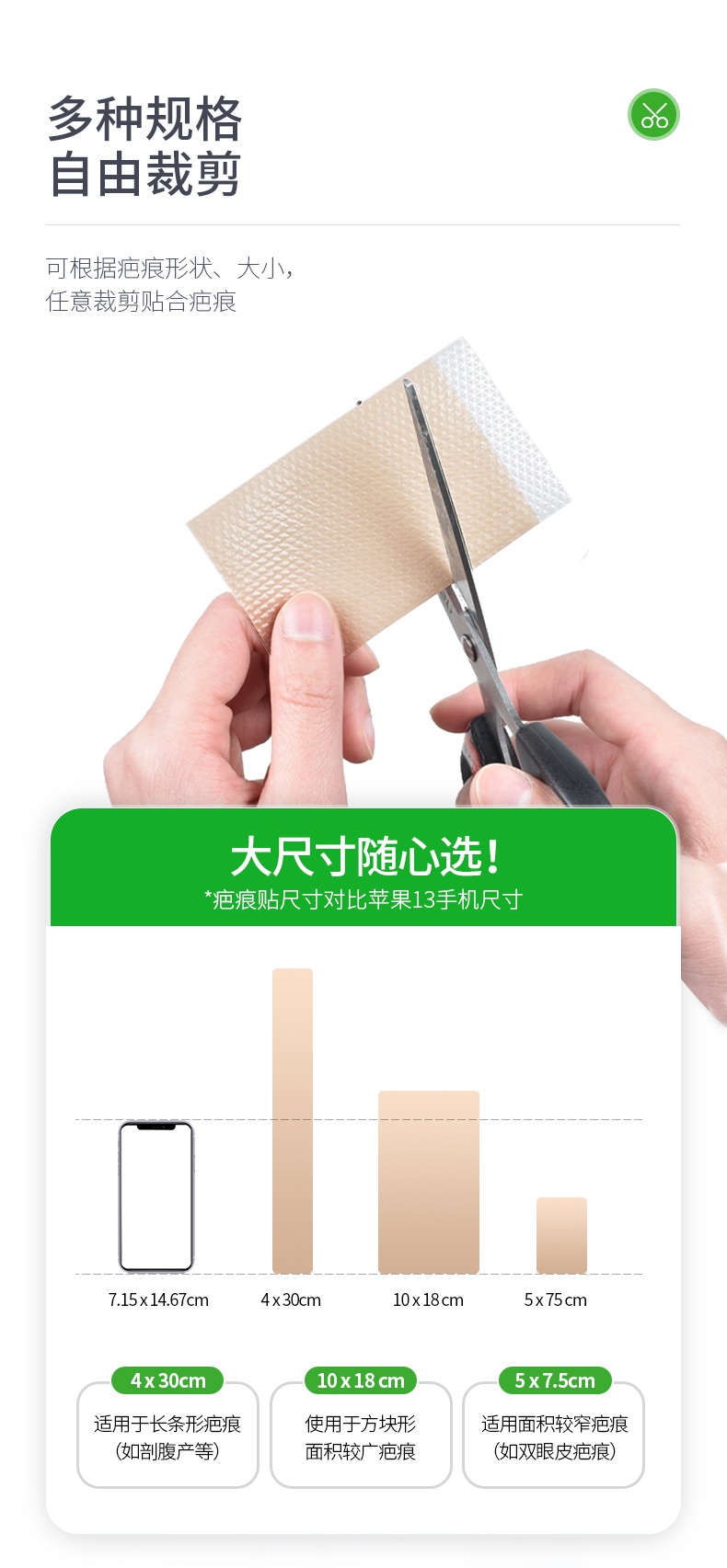 商品Mepiform|美皮护Mepiform疤痕贴,价格¥66,第7张图片详细描述