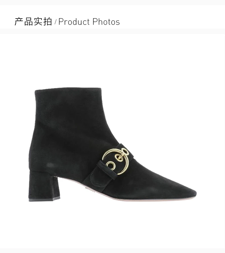 商品Prada|PRADA 黑色女士高跟鞋 1T664L-008-F0002,价格¥2967,第2张图片详细描述