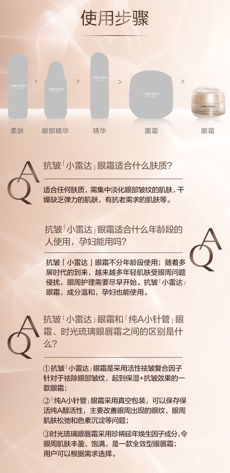 商品Shiseido|资生堂 盼丽风姿智感抚痕眼霜15ml 提拉紧致 提亮淡纹,价格¥424,第7张图片详细描述