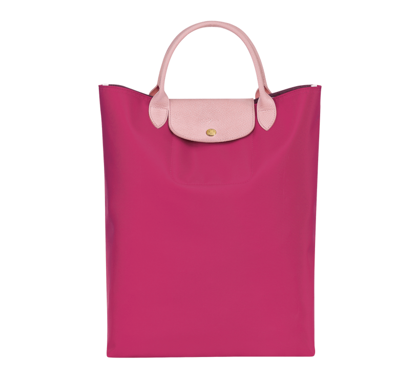 商品Longchamp|珑骧女士 Le Pliage Collection撞色按扣开合帆布手提托特包（香港仓发货）,价格¥739,第3张图片详细描述