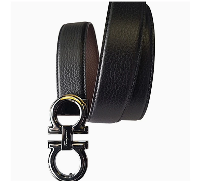 商品Salvatore Ferragamo|SALVATORE FERRAGAMO 黑色男士腰带 67-A254-734227,价格¥3408,第7张图片详细描述
