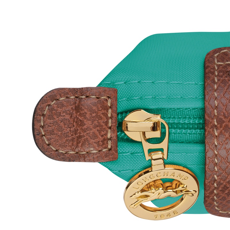 商品Longchamp|珑骧 女士帆布金色五金按扣拉链开合钱包（7色可选）,价格¥797,第8张图片详细描述