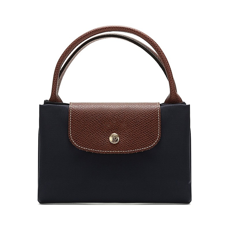 商品[国内直发] Longchamp|珑骧 LONGCHAMP 女士LE PLIAGE系列小号黑色织物短柄可折叠手提包饺子包 L1623 089,价格¥1111,第15张图片详细描述