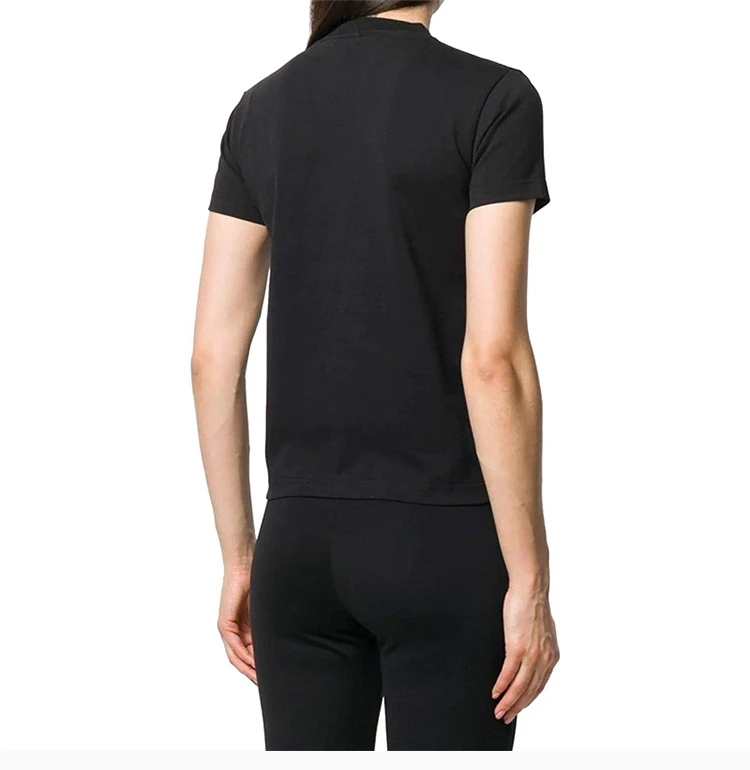 商品Balenciaga|BALENCIAGA 黑色女士T恤 612964-TIVA7-1076,价格¥2050,第6张图片详细描述