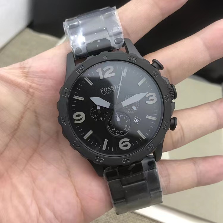 商品[国内直发] Fossil|FOSSIL手表皮带三眼计时石英大男表JR1487JR1354JR1504JR1401包邮,价格¥608,第3张图片详细描述