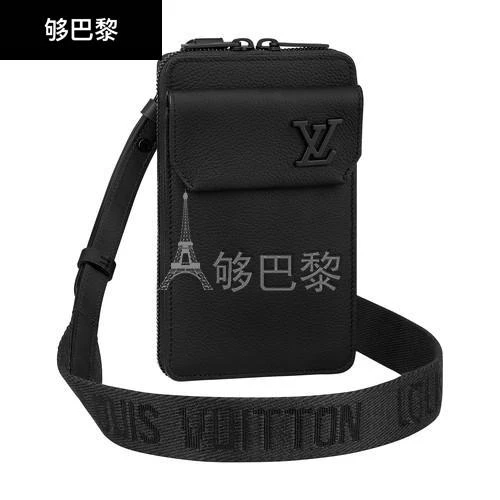 商品Louis Vuitton|包邮包税【预售7天发货】 LV路易威登 男士 手机包 手机包  M57089 LVU878X4BCK,价格¥10627,第3张图片详细描述