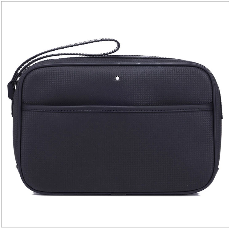 商品MontBlanc|Mont Blanc 万宝龙 男款黑色牛皮手拿包 111140,价格¥2974,第18张图片详细描述