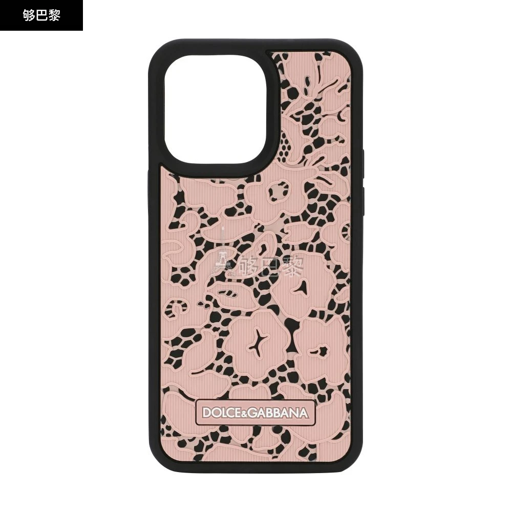 商品Dolce & Gabbana|【特惠8.7折】【预售】 女士 手机壳 蕾丝橡胶 iPhone 14 Pro Max 橡胶保护套  DXGZJECUMUL,价格¥1878,第5张图片详细描述