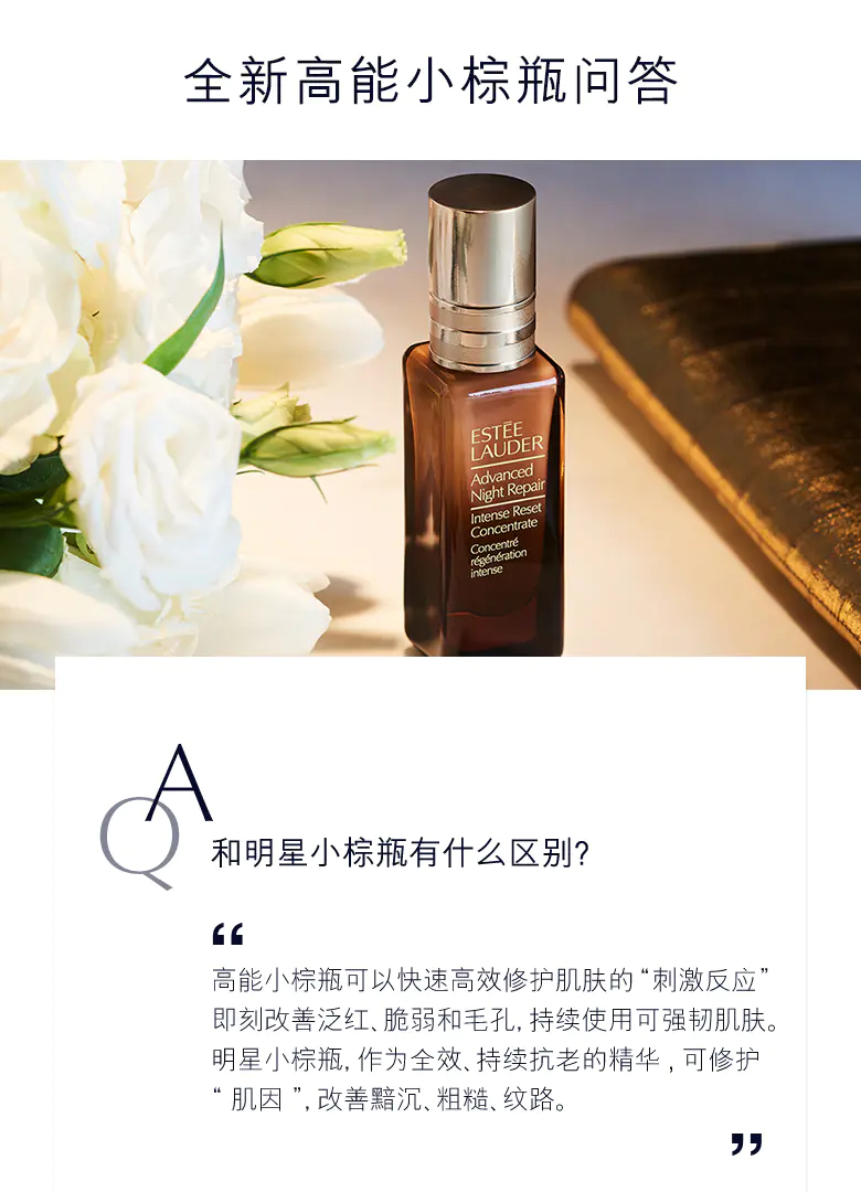 商品Estée Lauder|雅诗兰黛高能小棕瓶20ml特润密集修护浓缩精华素【香港直邮】,价格¥295,第5张图片详细描述