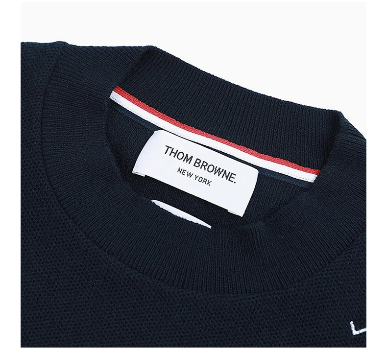 商品[国内直发] Thom Browne|THOM BROWNE 蓝色男士卫衣/帽衫 MJT298E-10074-415,价格¥12302,第6张图片详细描述