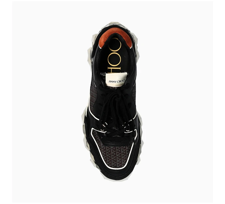 商品Jimmy Choo|JIMMY CHOO 黑色女士运动鞋 DIAMOND-X-TRAINERF-FHF-X-BLACK-MIX,价格¥2328,第9张图片详细描述