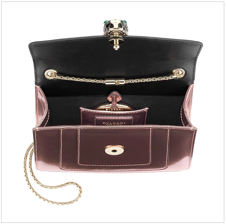 商品[国内直发] BVLGARI|BVLGARI 宝格丽 女士亮粉色小牛皮单肩包斜挎包 284800,价格¥15254,第6张图片详细描述
