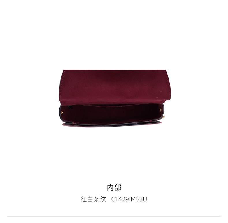 商品[国内直发] Coach|COACH 奥莱款Ellen小号女士皮质马鞍半月斜挎包 C1429IMS3U,价格¥1335,第5张图片详细描述