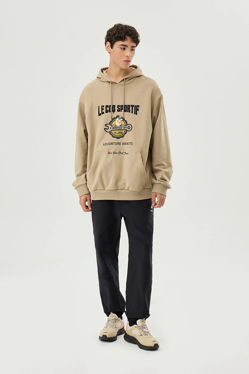 商品【预售商品15天发货】 LE COQ SPORTIF|尼龙弹力抓绒运动裤子舒适时尚 QP423CPTO1-BEG0,价格¥593,第9张图片详细描述