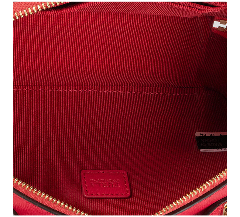 商品Furla|FURLA 女士红色牛皮单肩包 1046074,价格¥759,第8张图片详细描述