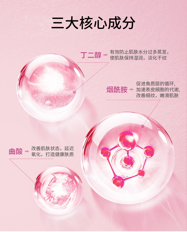 商品[国内直发] AHC|AHC玫瑰金眼膜淡化细纹提亮补水保湿5片/盒,价格¥63,第4张图片详细描述