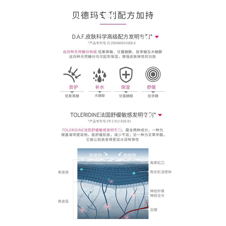 商品Bioderma|Bioderma贝德玛舒妍DS+舒缓精华面霜40ML,价格¥168,第6张图片详细描述