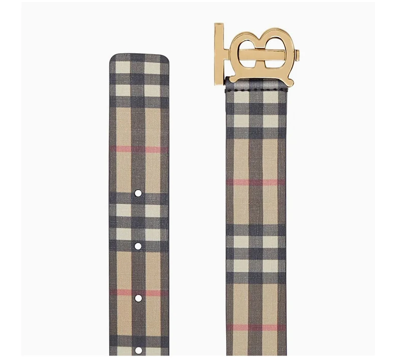 商品Burberry|BURBERRY 女格纹女士腰带 8046546,价格¥1848,第5张图片详细描述