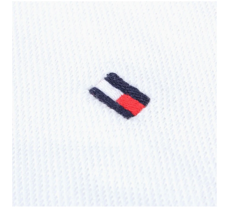 商品[国内直发] Tommy Hilfiger|TOMMY HILFIGER 白色男士POLO衫 7803120-100,价格¥400,第7张图片详细描述