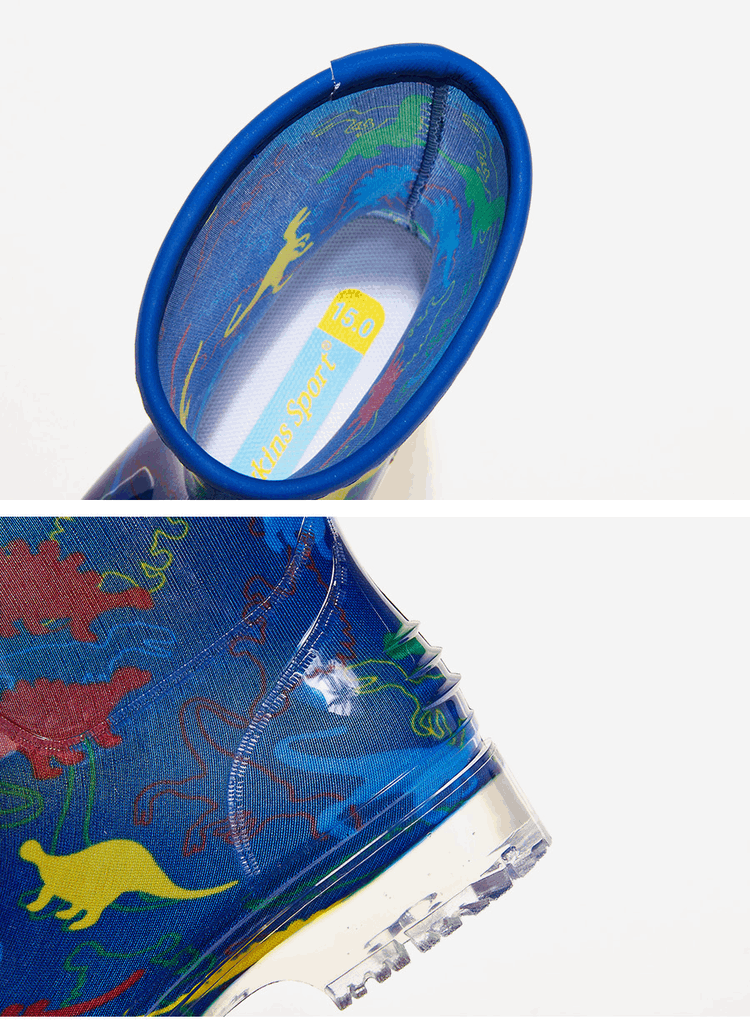 商品【预售商品15天发货】 Hawkins|【Brilliant|包邮包税】HAWKINS RAIN BOOTS(15-21) 儿童  靴子 雨靴  HK92019 DINOSAUR,价格¥176,第2张图片详细描述