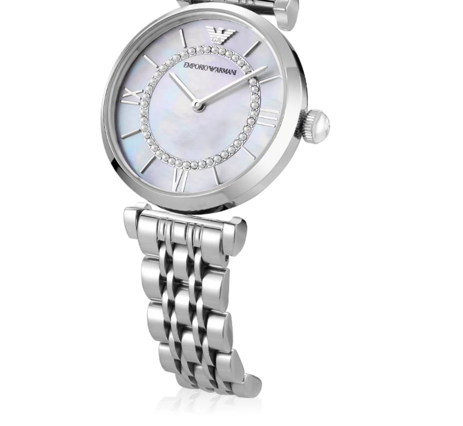 商品[国内直发] Emporio Armani|Armani阿玛尼满天星手表女高级感简约气质星空摩天轮石英表AR1908,价格¥1266,第8张图片详细描述