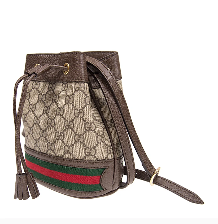 商品[国内直发] Gucci|GUCCI 拼色女士双肩包 550620-96I3B-8745,价格¥11800,第5张图片详细描述