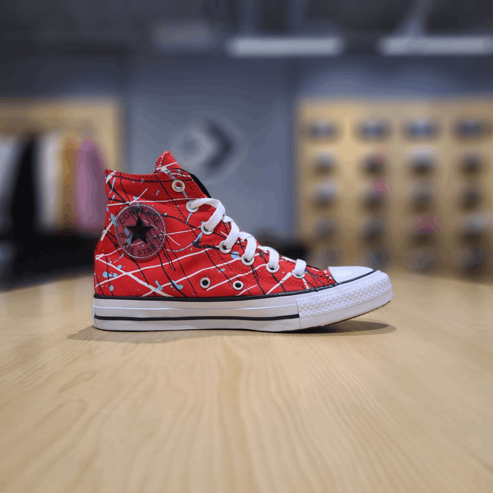 商品【预售商品15天发货】 Converse|【韩国直邮|包邮包税】匡威 共用 CHUNK TAYLOR ALL STAR PAINTER 大学 红色 高鞋 170806C,价格¥301,第1张图片详细描述