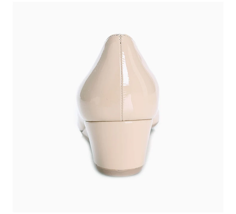 商品Salvatore Ferragamo|SALVATORE FERRAGAMO 裸色女士坡跟鞋 0594550,价格¥1959,第6张图片详细描述