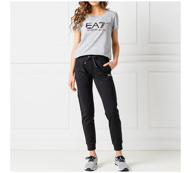 商品Emporio Armani|EMPORIO ARMANI 灰色女士T恤 3GTT20-J12Z-3905,价格¥457,第7张图片详细描述