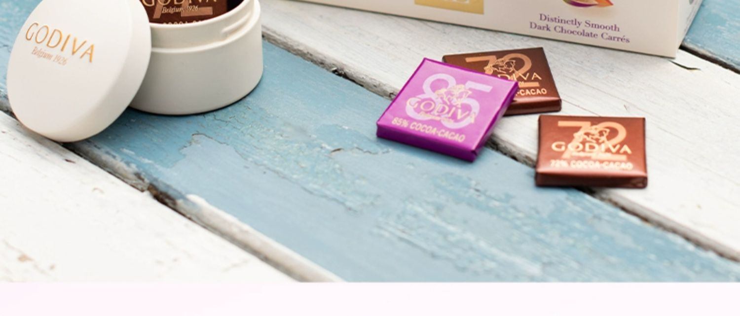 商品[国内直发] Godiva|歌帝梵72%85%�可可黑巧克力21片比利时进口零食,价格¥414,第17张图片详细描述