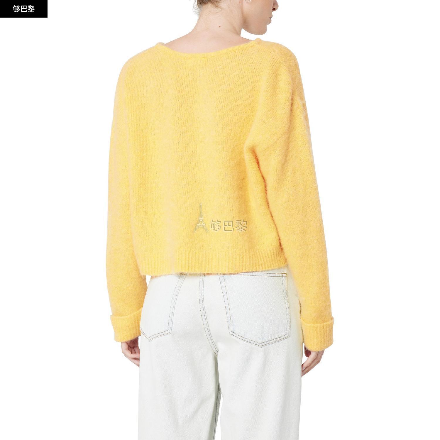 商品American Vintage|【特惠9.0折】包邮包税【预售7天发货】 AMERICAN VINTAGE 23秋冬 女士 针织衫 East 针织衫 AMVHE549YE1,价格¥1602,第6张图片详细描述